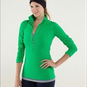 Star Runner Pullover - Green Bean Size 8